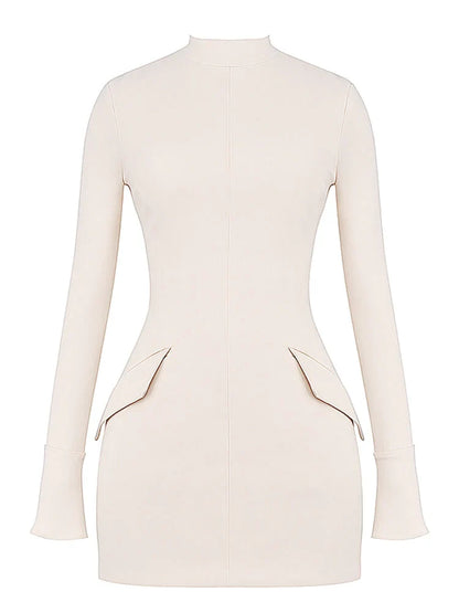 Janet | Elegant Stretch Fabric Dress